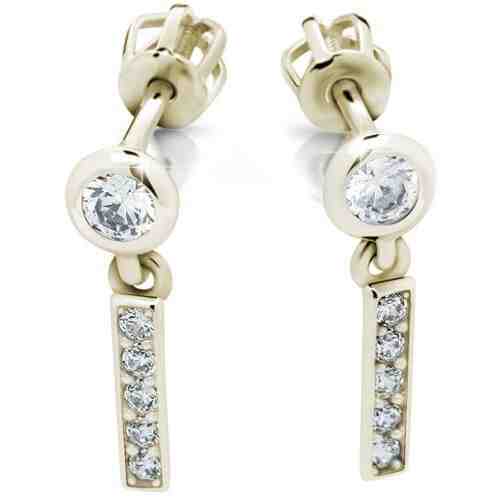 Danfil Jemné náušnice DF2367z + 2 měsíce na vrácení zboží