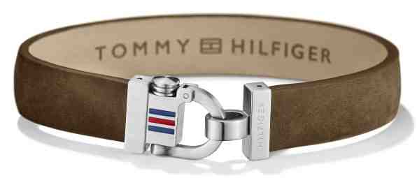Tommy Hilfiger Hnědý kožený náramek TH2700768 + 2 měsíce na vrácení zboží
