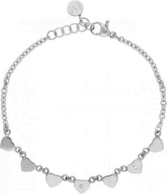 Morellato Ocelový náramek se srdíčky Insieme SAHM10 + 2 měsíce na vrácení zboží