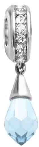 Morellato Ocelový přívěsek Drops Crystal Aquamarine SCZ768 + 2 měsíce na vrácení zboží
