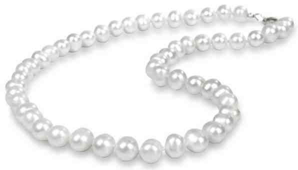 JwL Luxury Pearls Náhrdelník s pravými bílými perlami JL0264 + 2 měsíce na vrácení zboží