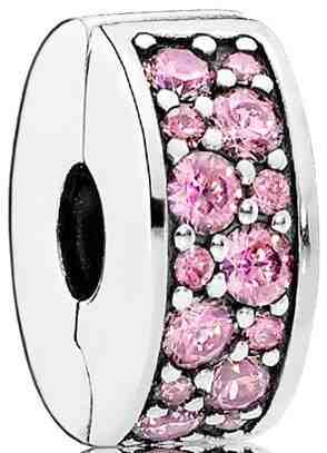 Pandora Třpytivý růžový klip 791817PCZ + 2 měsíce na vrácení zboží