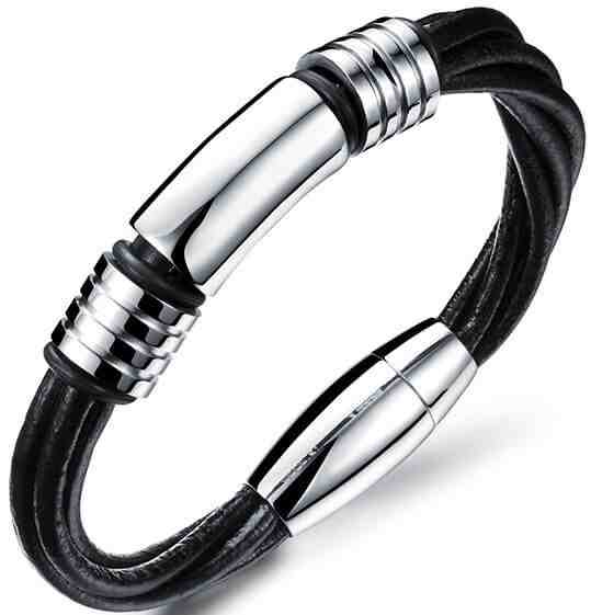 Troli Slušivý kožený náramek Leather + 2 měsíce na vrácení zboží