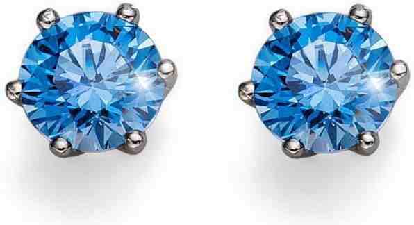 Oliver Weber Stříbrné náušnice s modrými krystaly Morning Brilliance Medium 62066 BLU + 2 měsíce na vrácení zboží