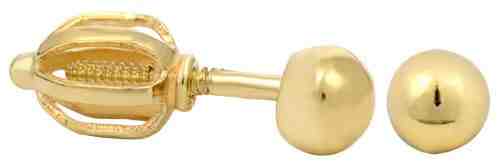 Brilio Zlaté náušnice pecičky 231 001 00619 + 2 měsíce na vrácení zboží