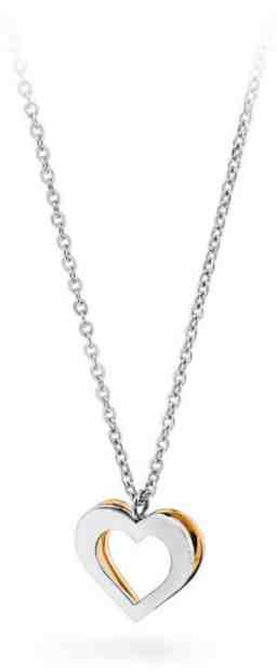 S`Agapõ Náhrdelník Butterfly se srdíčkem SBF08 + 2 měsíce na vrácení zboží