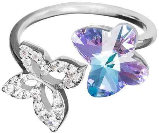 Preciosa Motýlkový prsten Butterfly Harmony 6059 43 + 2 měsíce na vrácení zboží