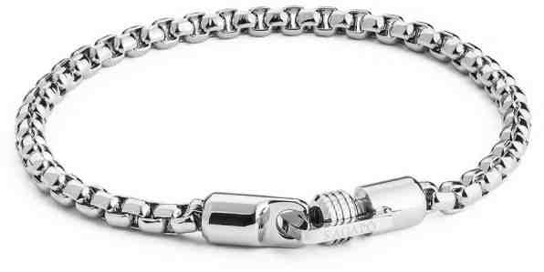 S`Agapõ Pánský ocelový náramek Climber SCM08 19 cm + 2 měsíce na vrácení zboží