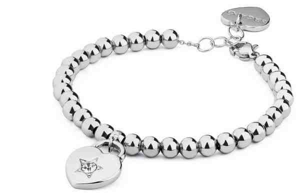 S`Agapõ Náramek se srdíčkovým zámkem Estrella SRE17 + 2 měsíce na vrácení zboží