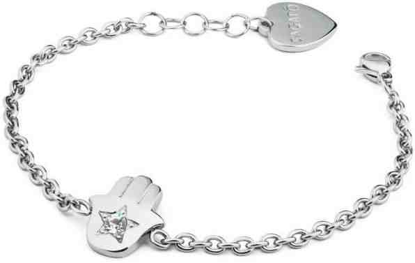 S`Agapõ Náramek s přívěskem Ruka Fatimy Estrella SRE22 + 2 měsíce na vrácení zboží