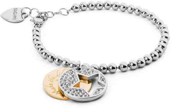 S`Agapõ Kuličkový náramek s přívěsky Fortune SFO17 + 2 měsíce na vrácení zboží