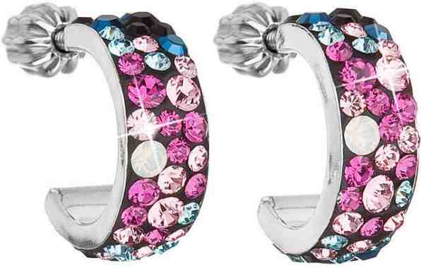 Evolution Group Stylové náušnice s krystaly Galaxy 31118.4 + 2 měsíce na vrácení zboží