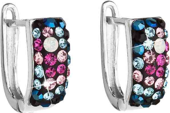 Evolution Group Stylové náušnice s krystaly Galaxy 31123.4 + 2 měsíce na vrácení zboží