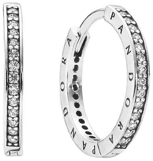 Pandora Stříbrné náušnice s krystaly 290558CZ + 2 měsíce na vrácení zboží