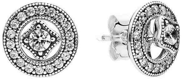 Pandora Náušnice s krystaly 2v1 290721CZ + 2 měsíce na vrácení zboží