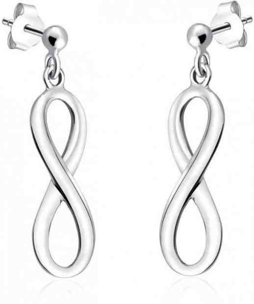 Silvego Stříbrné náušnice Infinity PRME11623 + 2 měsíce na vrácení zboží