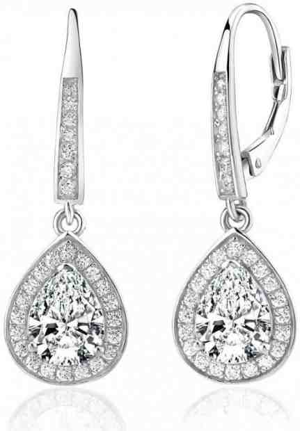 Silvego Stříbrné náušnice se zirkony Brisa JJJE1141 + 2 měsíce na vrácení zboží