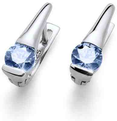 Oliver Weber Stříbrné náušnice s modrými krystaly Beach Tender 62068 BLU + 2 měsíce na vrácení zboží
