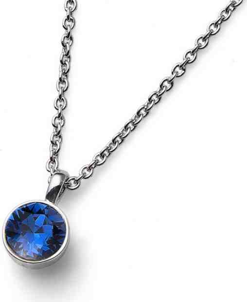 Oliver Weber Náhrdelník s modrým krystalem Ocean Uno 11740 207 + 2 měsíce na vrácení zboží