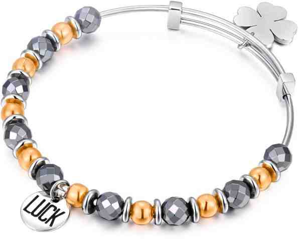 S`Agapõ Ocelový náramek Happy Luck SHAD12 + 2 měsíce na vrácení zboží