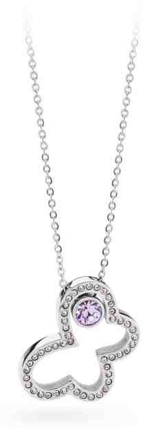 S`Agapõ Romantický náhrdelník Spring Motýl SSP02 + 2 měsíce na vrácení zboží