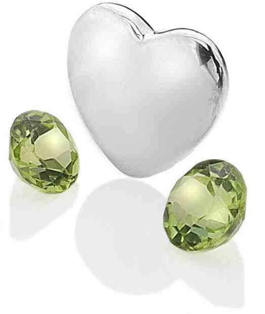 Hot Diamonds Element srdce s peridoty Anais Srpen EX127 + 2 měsíce na vrácení zboží