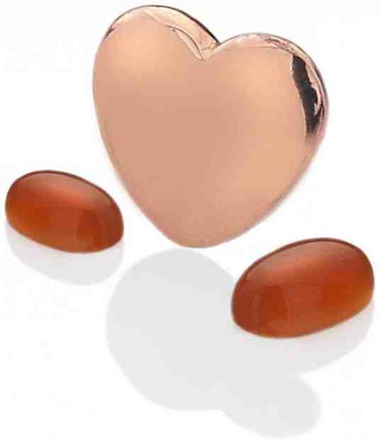 Hot Diamonds Element srdce s karneoly Anais Červenec EX138 + 2 měsíce na vrácení zboží