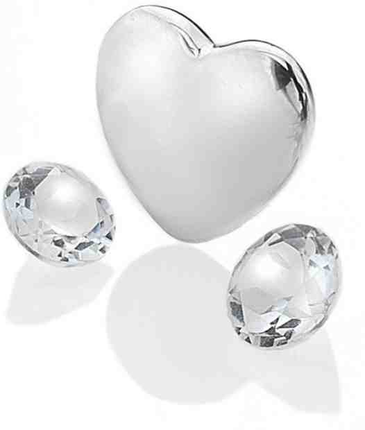 Hot Diamonds Element srdce s čirými topazy Anais Duben EX123 + 2 měsíce na vrácení zboží