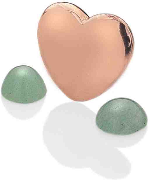 Hot Diamonds Element srdce s aventuríny Anais Březen EX134 + 2 měsíce na vrácení zboží