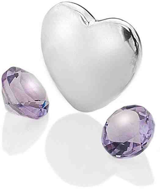 Hot Diamonds Element srdce s ametysty Anais Únor EX121 + 2 měsíce na vrácení zboží