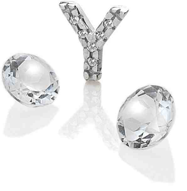 Hot Diamonds Element písmeno "Y" s topazy Anais EX244 + 2 měsíce na vrácení zboží