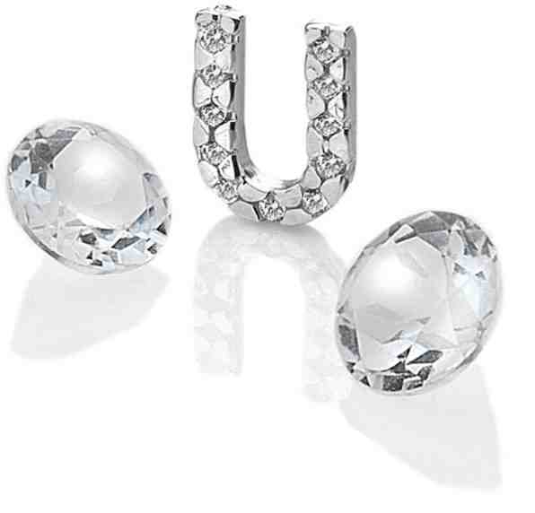 Hot Diamonds Element písmeno "U" s topazy Anais EX240 + 2 měsíce na vrácení zboží