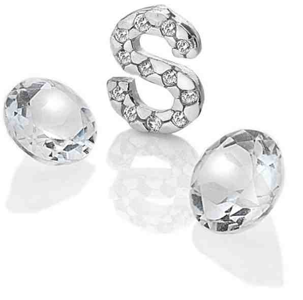 Hot Diamonds Element písmeno "S" s topazy Anais EX238 + 2 měsíce na vrácení zboží