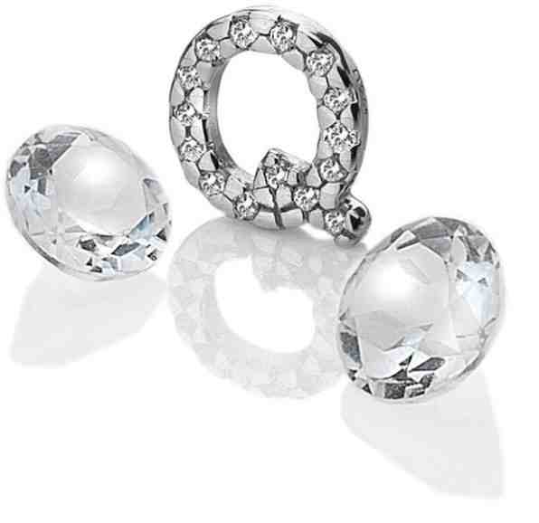 Hot Diamonds Element písmeno "Q" s topazy Anais EX236 + 2 měsíce na vrácení zboží