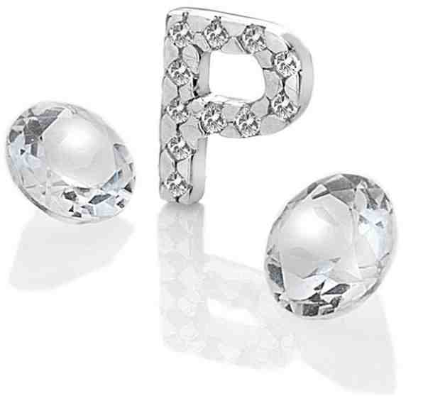 Hot Diamonds Element písmeno "P" s topazy Anais EX235 + 2 měsíce na vrácení zboží