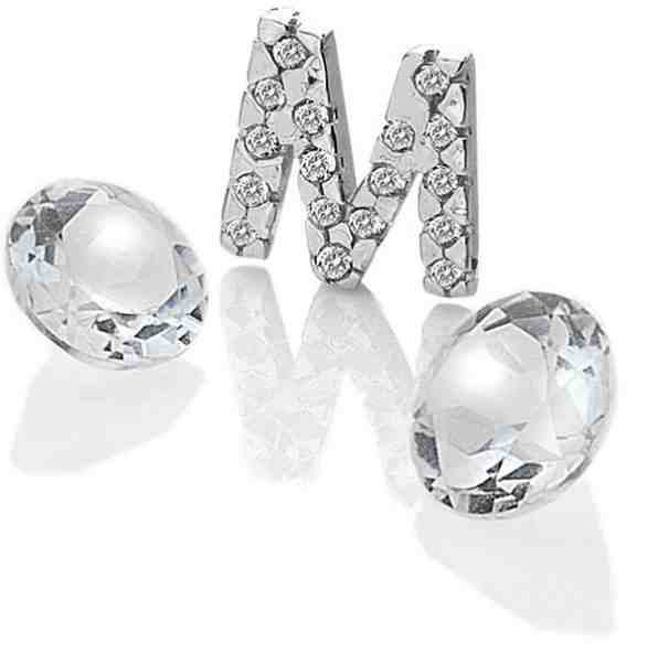 Hot Diamonds Element písmeno "M" s topazy Anais EX232 + 2 měsíce na vrácení zboží