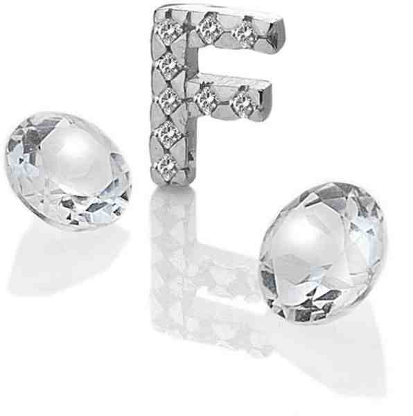 Hot Diamonds Element písmeno "F" s topazy Anais EX225 + 2 měsíce na vrácení zboží