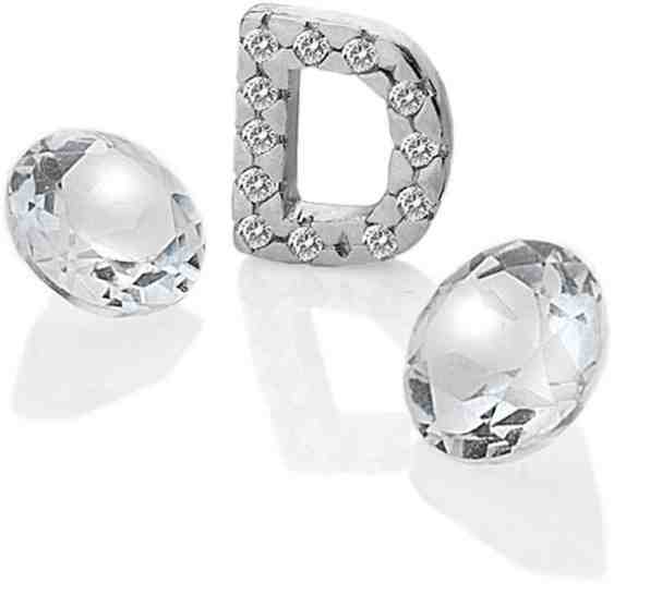 Hot Diamonds Element písmeno "D" s topazy Anais EX223 + 2 měsíce na vrácení zboží