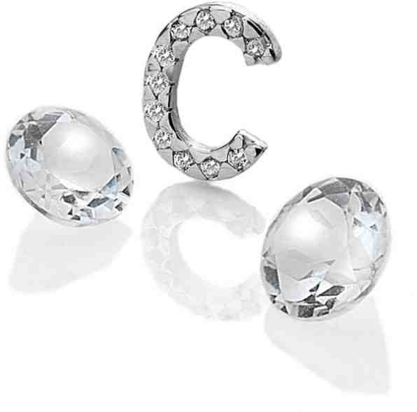 Hot Diamonds Element písmeno "C" s topazy Anais EX222 + 2 měsíce na vrácení zboží
