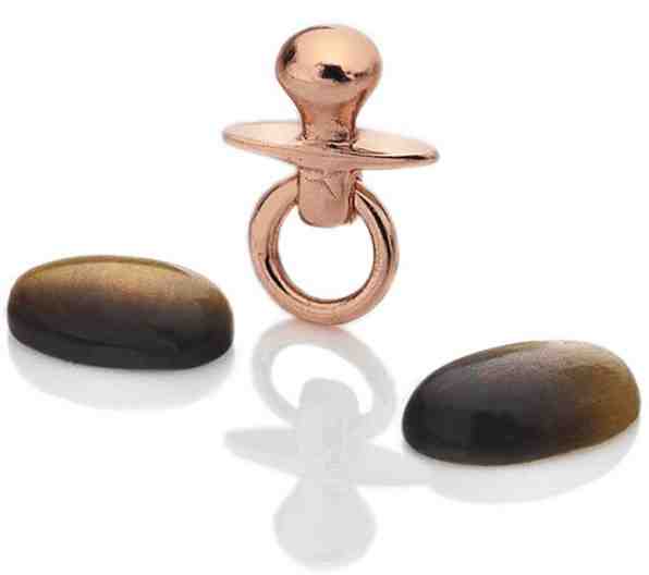 Hot Diamonds Element Dudlík s tygřími oky Anais EX213 + 2 měsíce na vrácení zboží