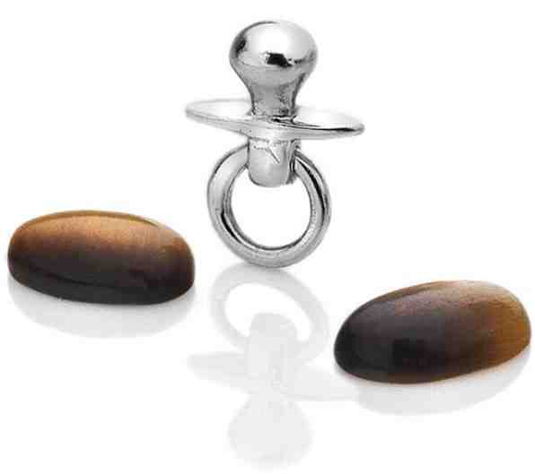 Hot Diamonds Element Dudlík s tygřími oky Anais EX212 + 2 měsíce na vrácení zboží