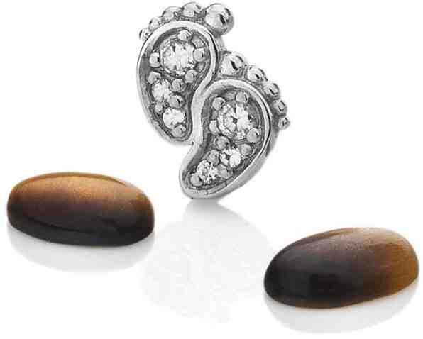 Hot Diamonds Element Ťapičky s tygřími oky Anais EX200 + 2 měsíce na vrácení zboží