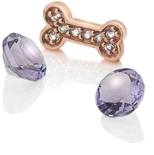 Hot Diamonds Element Kost s ametysty Anais EX199 + 2 měsíce na vrácení zboží