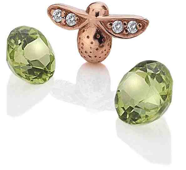 Hot Diamonds Element Včelka s peridoty Anais EX197 + 2 měsíce na vrácení zboží