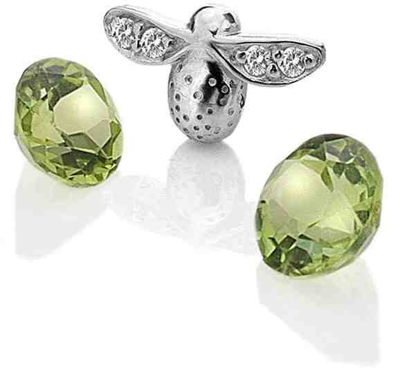 Hot Diamonds Element Včelka s peridoty Anais EX196 + 2 měsíce na vrácení zboží