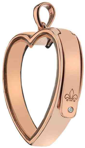 Hot Diamonds Přívěsek na elementy Anais Srdce s diamantem EX010 + 2 měsíce na vrácení zboží