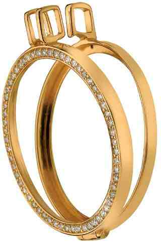 Hot Diamonds Pozlacený přívěsek na elementy Anais s diamantem DP558_DP559 2,5 cm + 2 měsíce na vrácení zboží