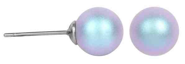 Troli Náušnice Pearl Iridescent Light Blue + 2 měsíce na vrácení zboží