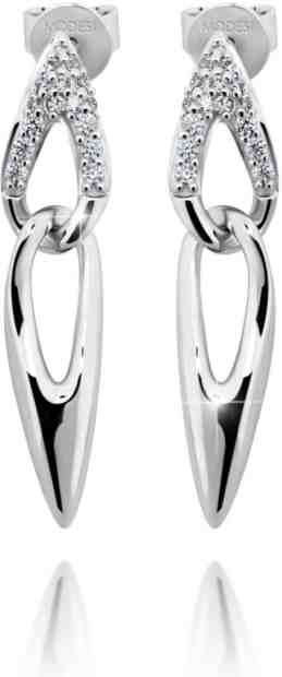 Modesi Elegantní náušnice ze stříbra M21087 + 2 měsíce na vrácení zboží