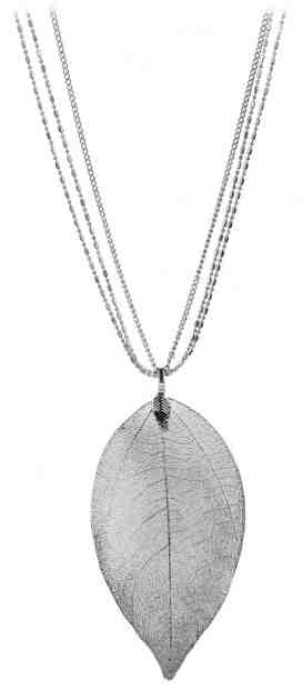 Troli Stříbrný náhrdelník s vavřínovým listem Laurel + 2 měsíce na vrácení zboží